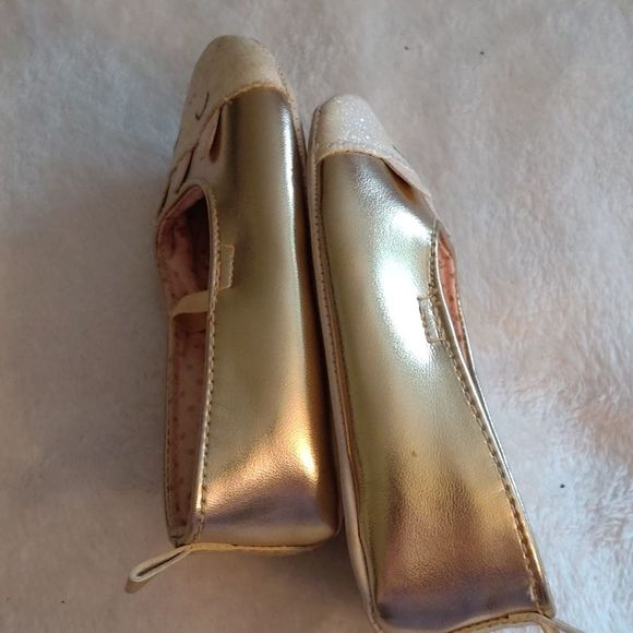 Carter's - Baby Size 9-12 months - Gold - Unicorn Flats - Picture 8 of 8